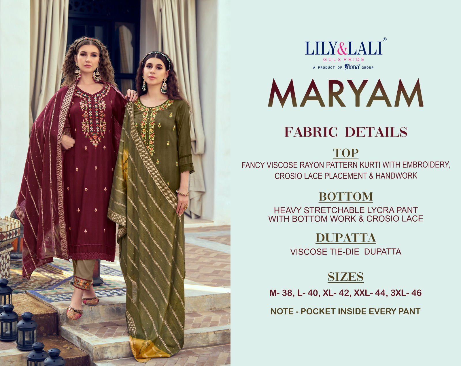 Lily And Lali Maryam Ethnic Wear Wholesale Readymade Suits